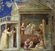 GIOTTO di Bondone The Birth of the Virgin oil